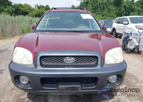 2004 Hyundai Santa Fe Gls z USA, uszkodzony, nr VIN KM8SC73D64U681881